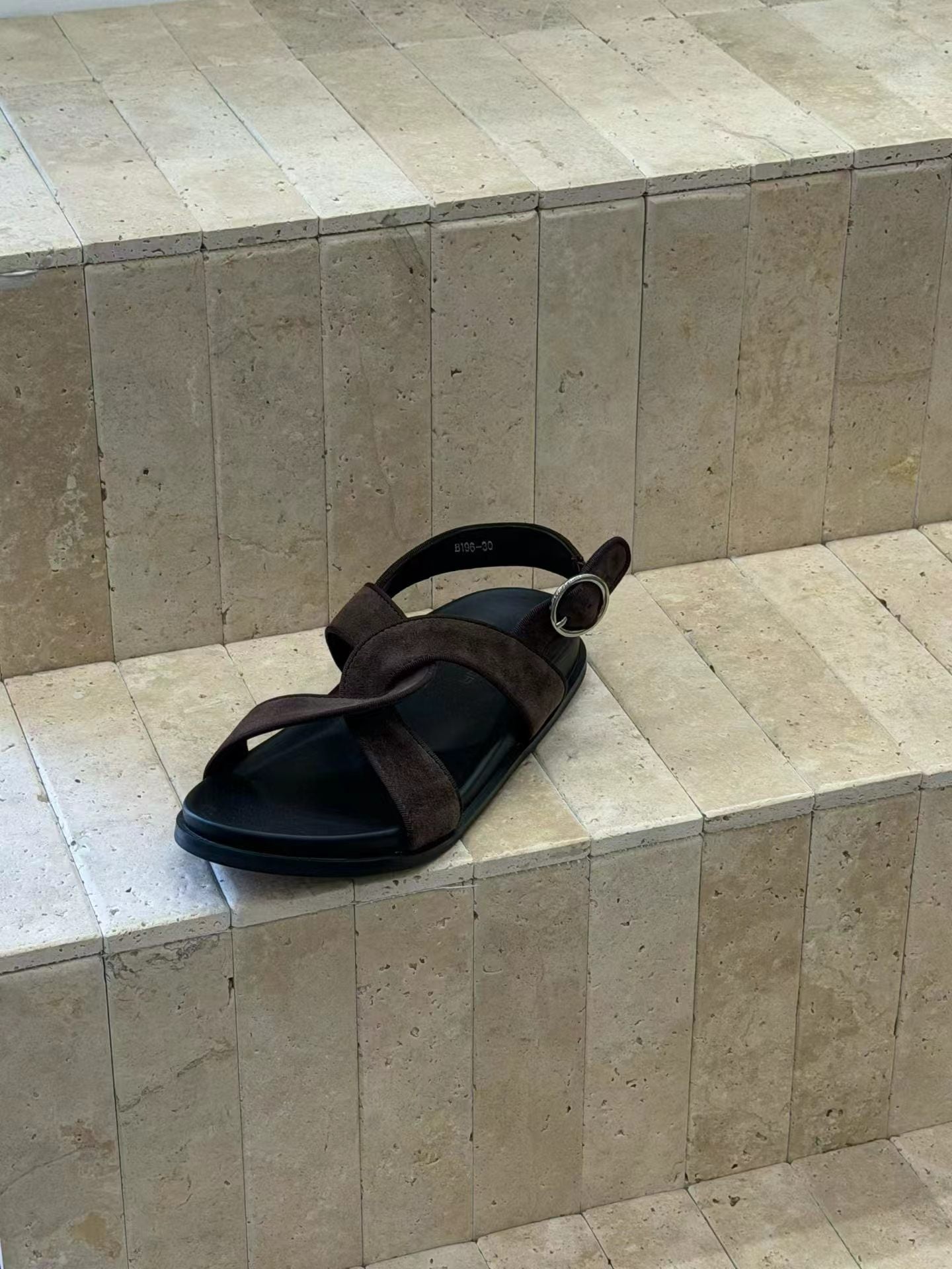 Siena Handcrafted Leather Cross-Strap Sandals