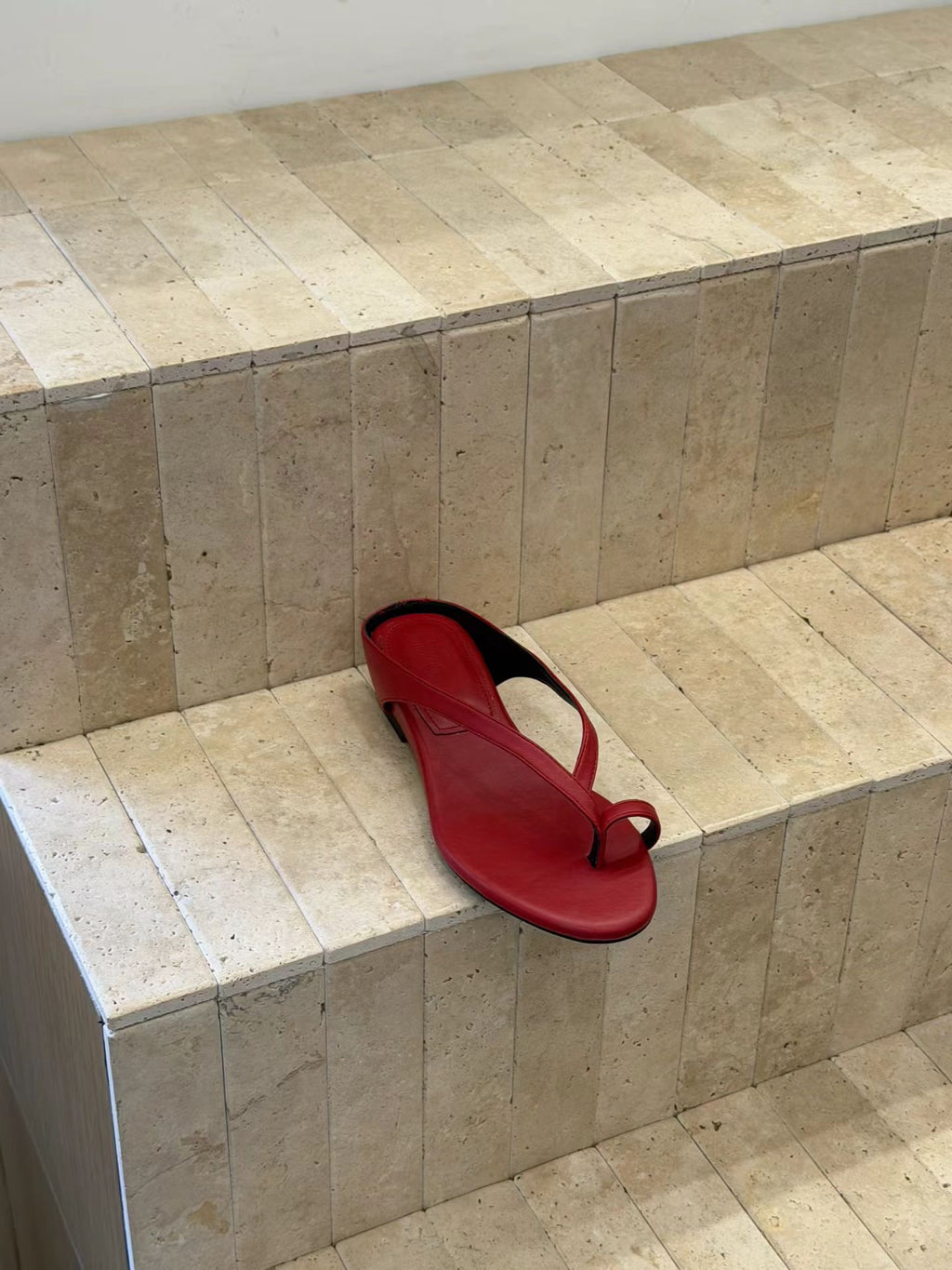 Red Leather Handmade Sandal