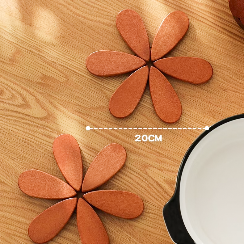 Bamboo Christmas Tree Heat Pad Decor