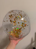 Gold Glitter Beach Ball