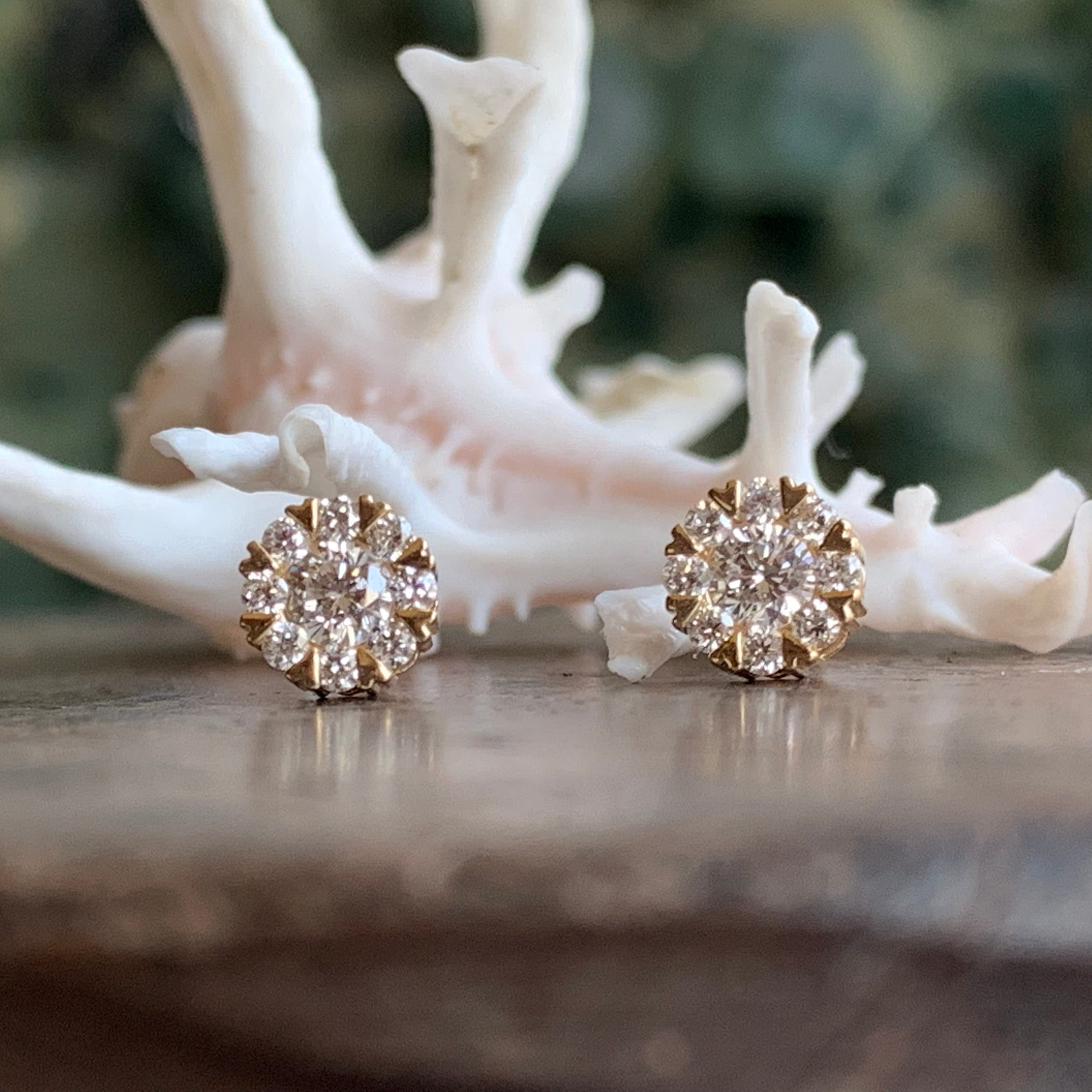 8-1 Natural Diamond Earrings