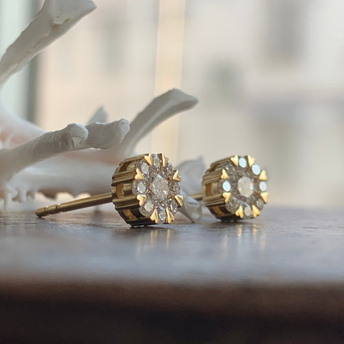 8-1 Natural Diamond Earrings