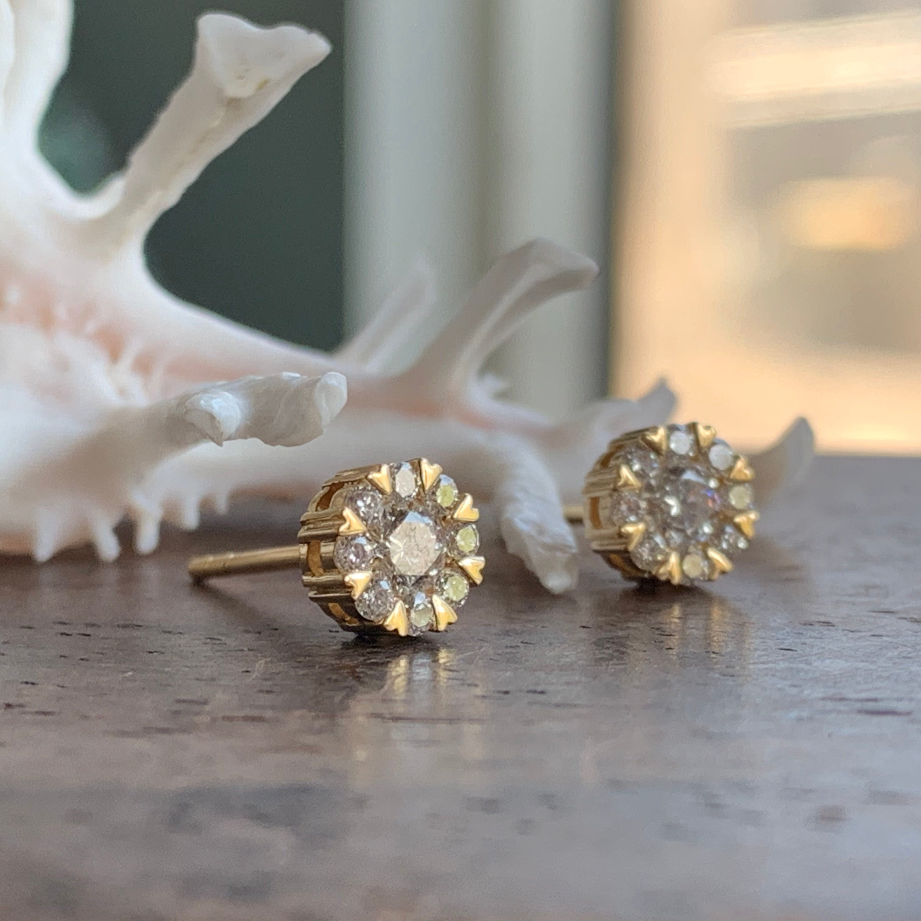 8-1 Natural Diamond Earrings