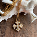 Gold Diamond Cross Necklace