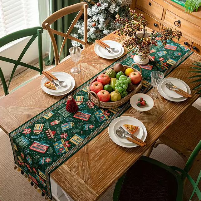 Elegant Christmas Table Runner