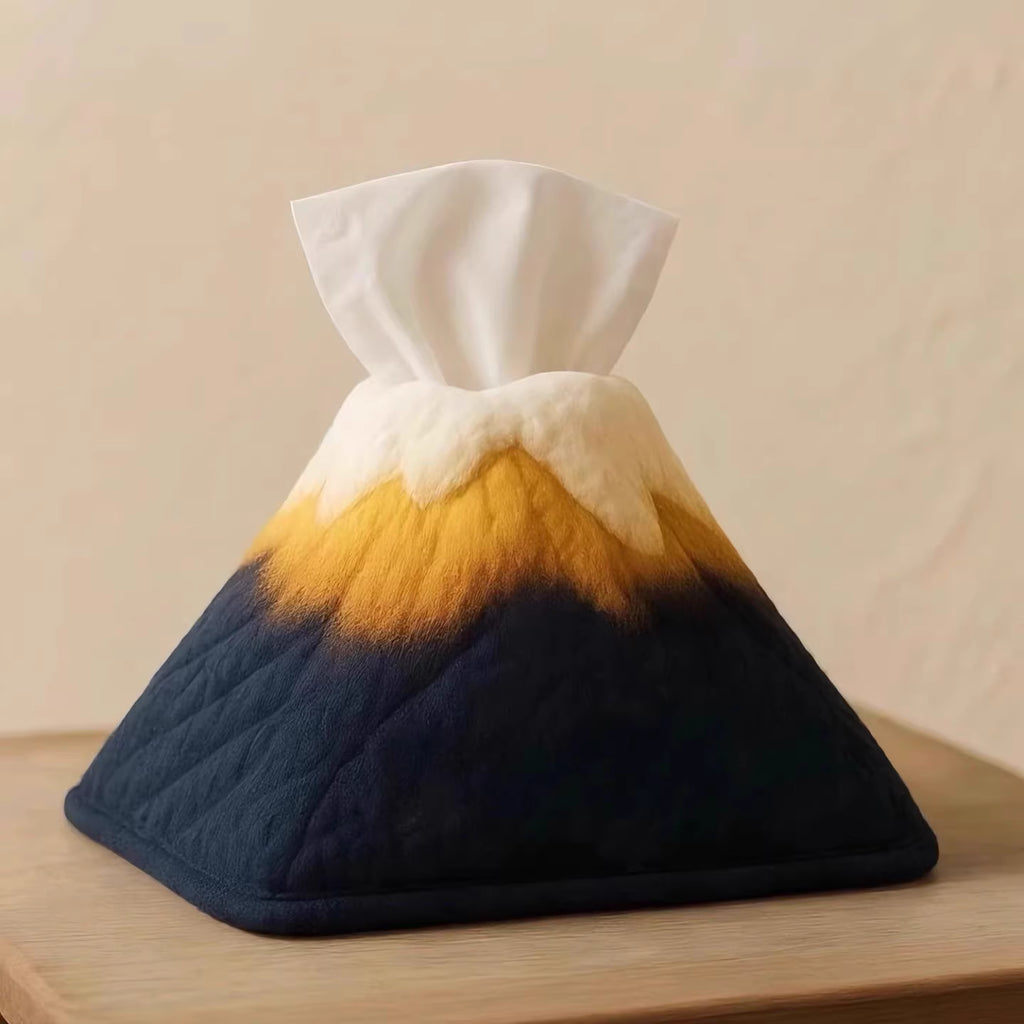 Sunrise Mountain Tissue Box Décor