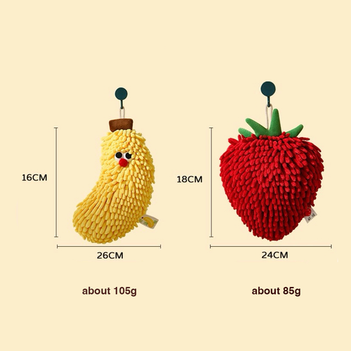 Chenille Fluffy Hanging Hand Towel