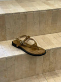 Solea Handcrafted Sheepskin Studded Sandals