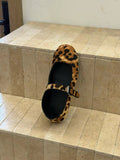Elara Handcrafted Velvet Lambskin Mary Jane Flats